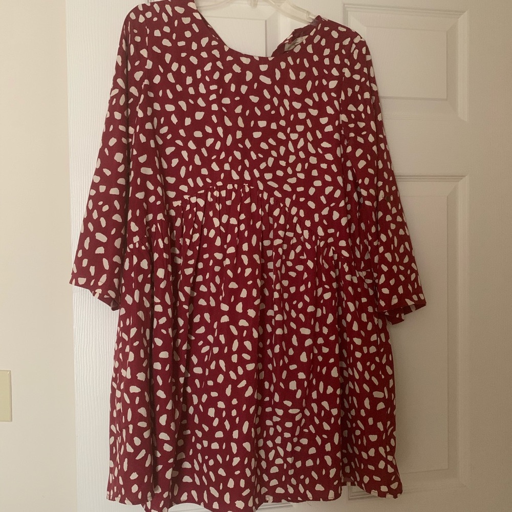 Quarter length sleeve dress!